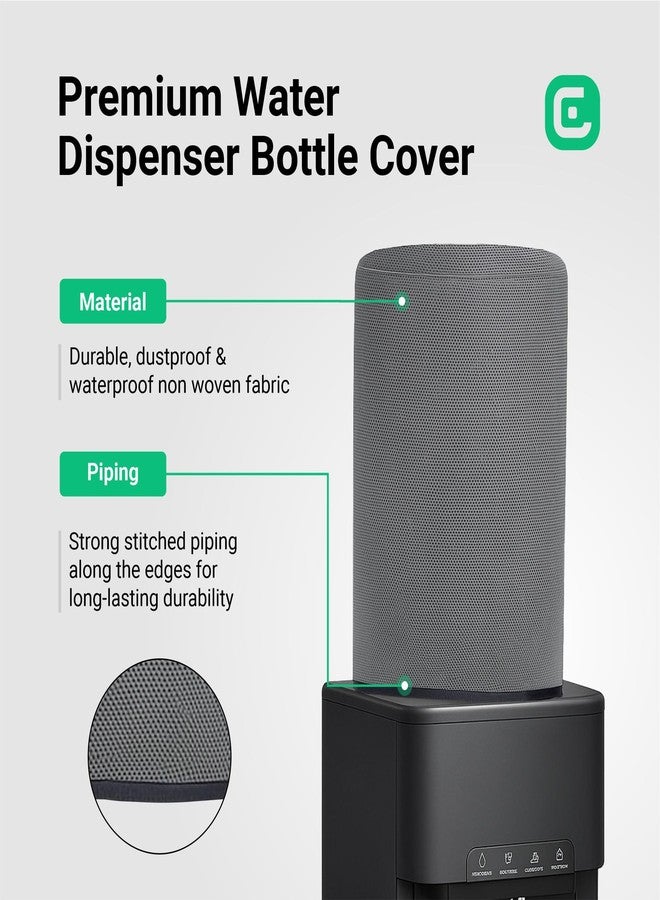 CRASOME Water Dispenser for 20 ltr / Litre Bottle Jar Cover (Grey) - Image 3